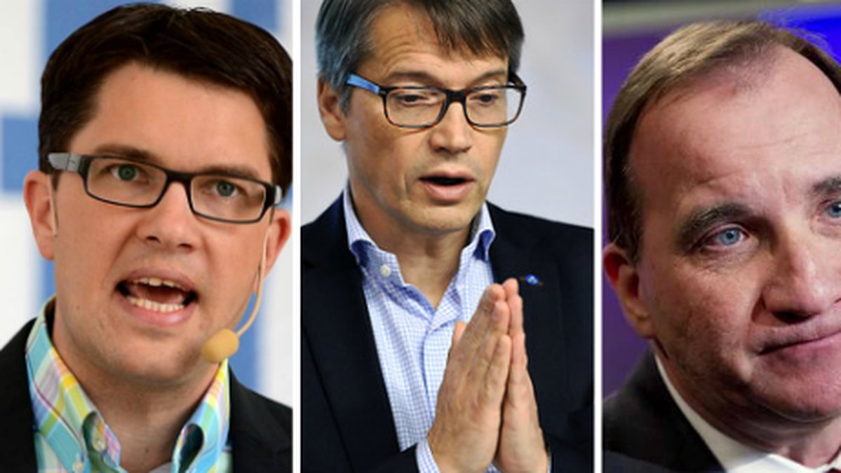 Åkesson, Hägglund och Löfven noteras för minus.